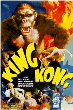 1933 poster for King Kong - image via Wikipedia